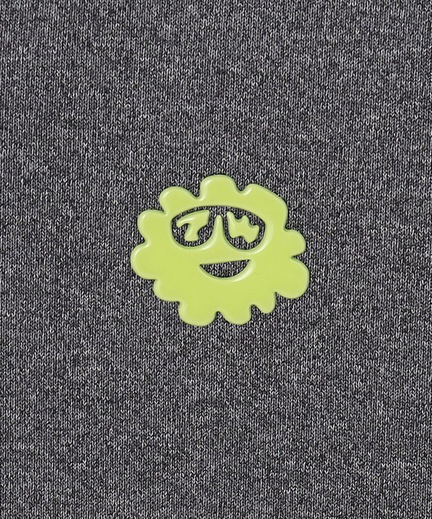 PW CIRCULUS 【MEN】【洗える/吸汗速乾/ストレッチ】ダンボール ロゴ ジップアップ パーカー ライトグレー系