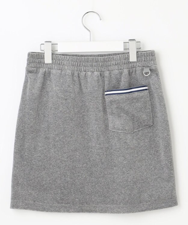 23区GOLF 【WOMEN】【WEB&一部店舗限定】ベロアスカート ライトグレー系