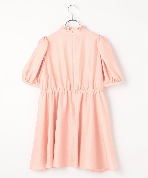 #Newans 【ANSWER for 骨格ウェーブ】フリルカラーパフスリーブチュニック ピンク系