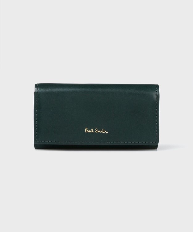 Paul Smith ベジタン SS26 キーケース ダークグリーン