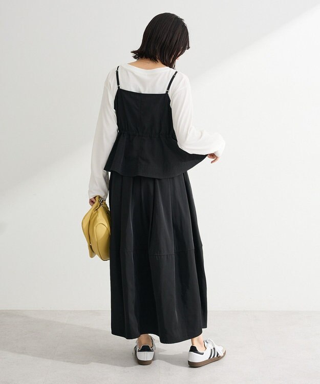 Green Parks ＳＥＴ２点　キャミビスチェ＋スカート Black