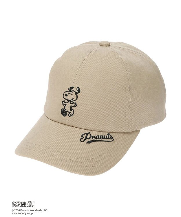 Green Parks ■ＰＥＡＮＵＴＳ　刺繍ＣＡＰ Beige