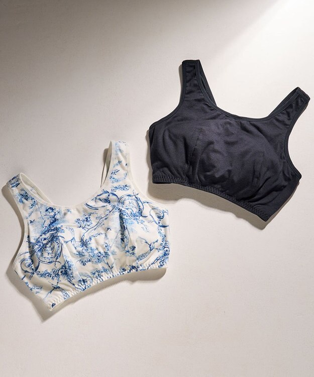 WACOAL 【ナイトアップブラ】 動画クリエイター nanakoななこさんコラボカラー登場 ナイトブラ 就寝時用 3Lまで対応 大きいサイズ ノンワイヤー レディース BRA164 /ワコール ホワイト系