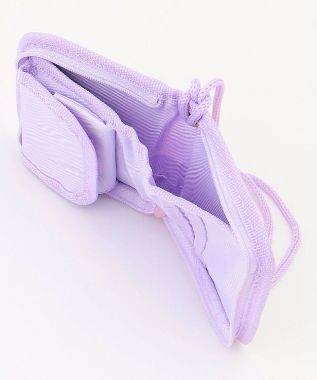 ANY KIDS シャラシャラファスナーウォレット レインボー