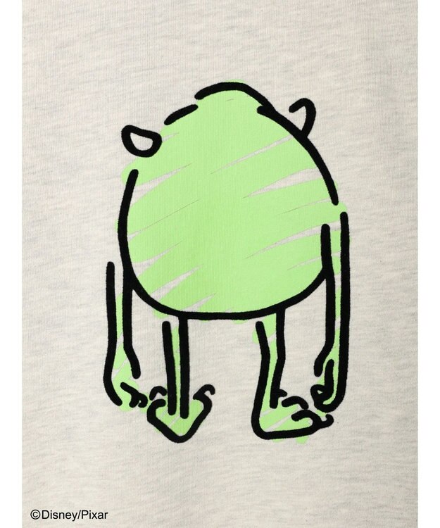 Green Parks モンスターズ・インク／バックプリントプルオーバー Oatmeal