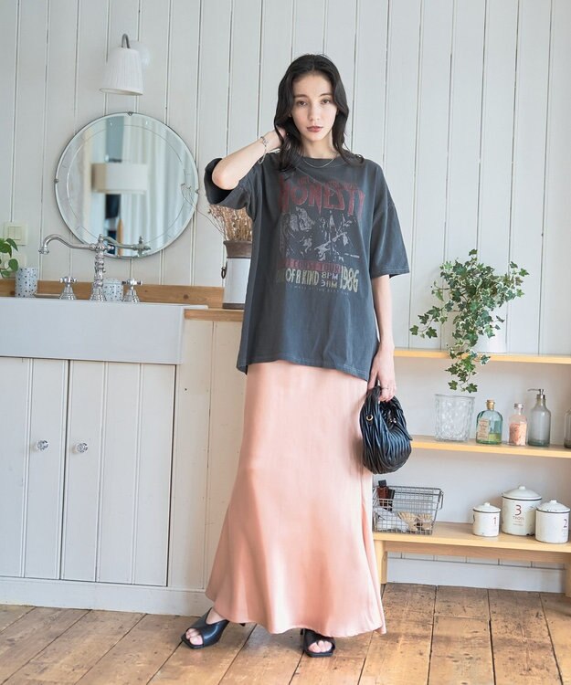 WEGO 【新色追加/ユニセックス着用アイテム/手洗い可/SMLサイズ展開】ピグメントグラフィックT（S） 柄19