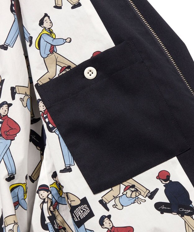 J.PRESS MEN 【AaronChang】ゴルフ ジャケット ネイビー系