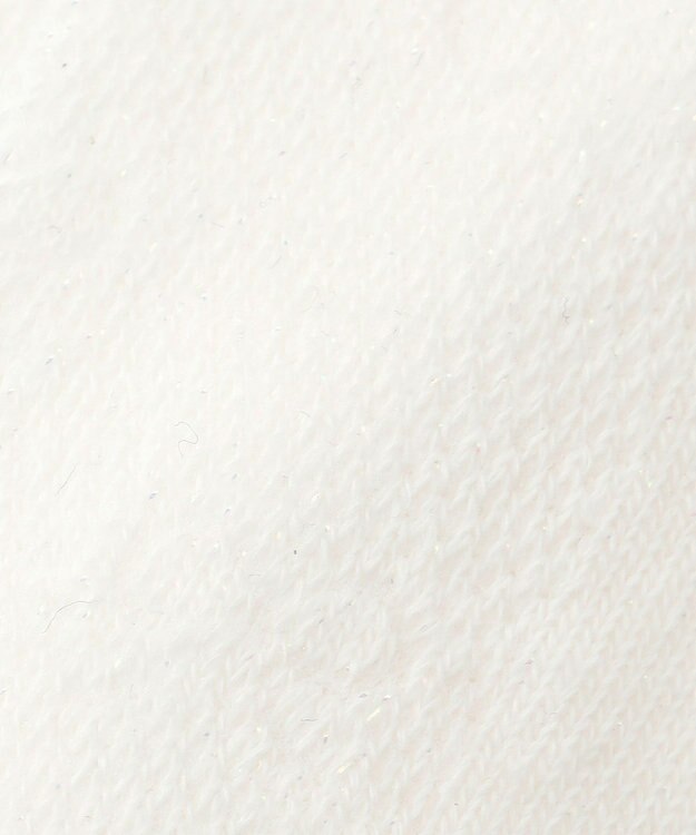 ANY KIDS 【日本製】レース ラメ ショート ソックス アイボリー