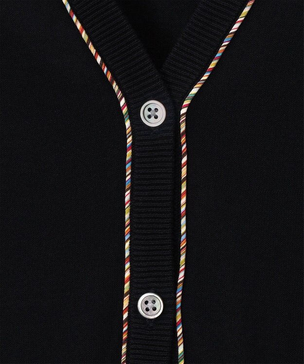 Paul Smith パイピングストライプ カーディガン ブラック