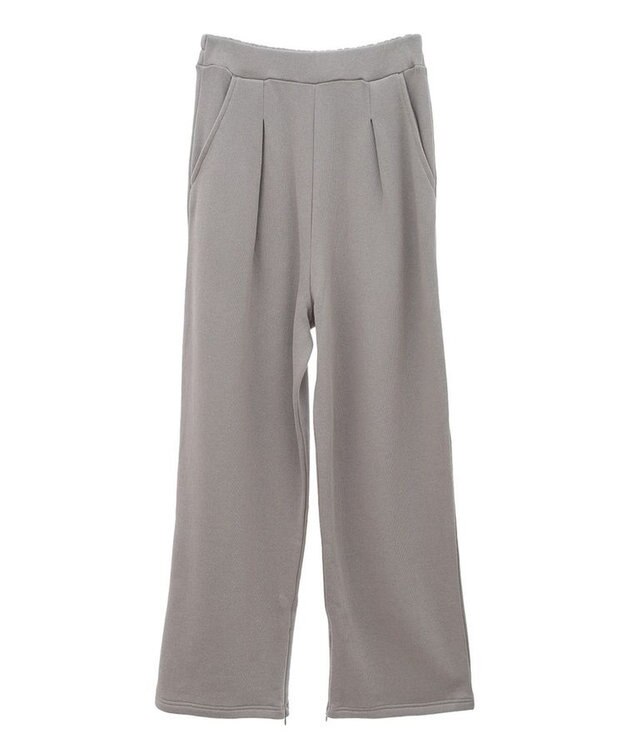 Green Parks タック入り裏起毛スウェットパンツ Light Gray