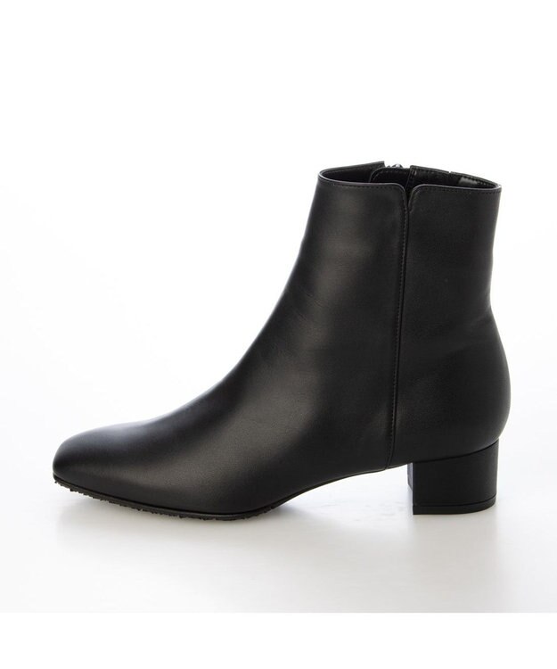 Riz raffinee <Riz raffinee>【レイン対応】スクエアトゥショートブーツ ブラック