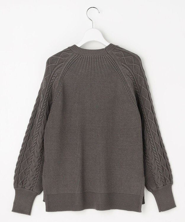 ANY SIS ケーブル ニット プルオーバー ストレート