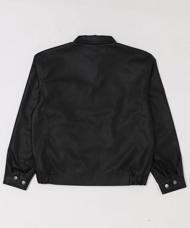 WEGO PUダブルZIPブルゾン ブラック