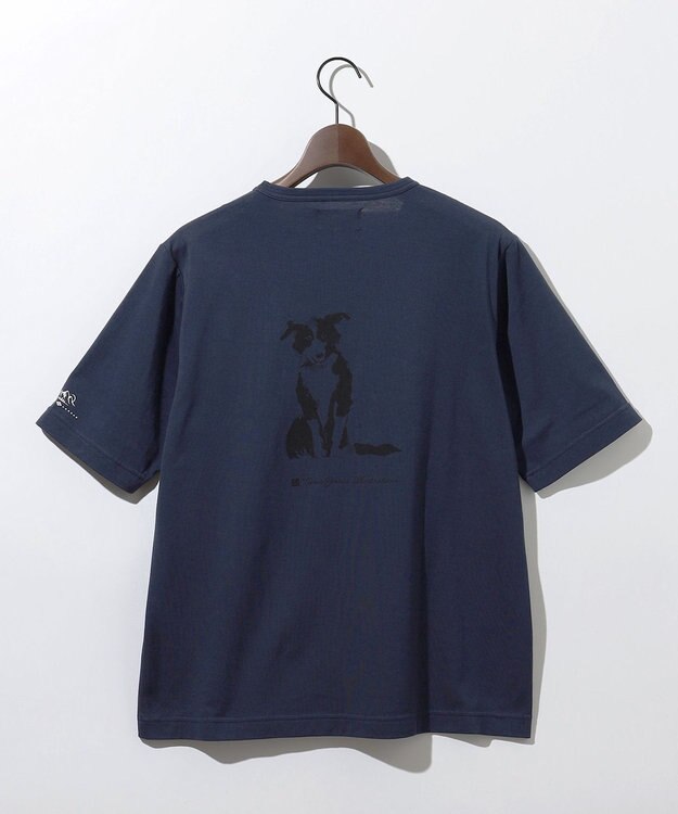 JOSEPH ABBOUD MOUNTAIN 【テーム・ヤルヴィモチーフ】ビオグレース天竺  Ｔシャツ ネイビー系