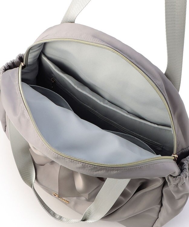 Chacott リボン2wayトートバッグ グレージュ
