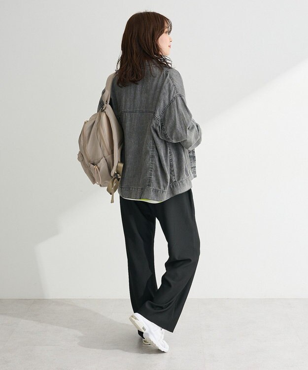 Green Parks シアーデニムシャツＧジャン Black