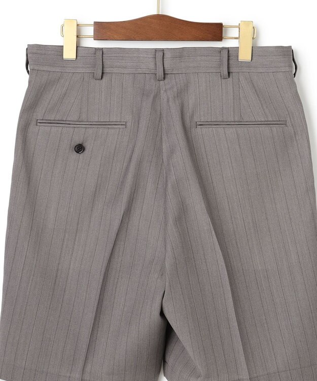 J.PRESS MEN 【J.PRESS ORIGINALS】Hight Twist T/W Toropical 2 Tuck Shorts ライトグレー系1