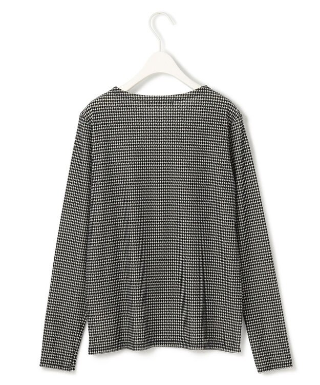 ICB ベロアプリント ジャージーカットソー ブラック柄系