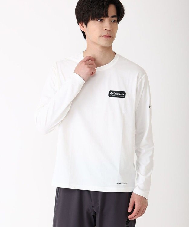 Columbia Columbia/ ライトキャニオングラフィックロングスリーブTシャツ /コロンビア White