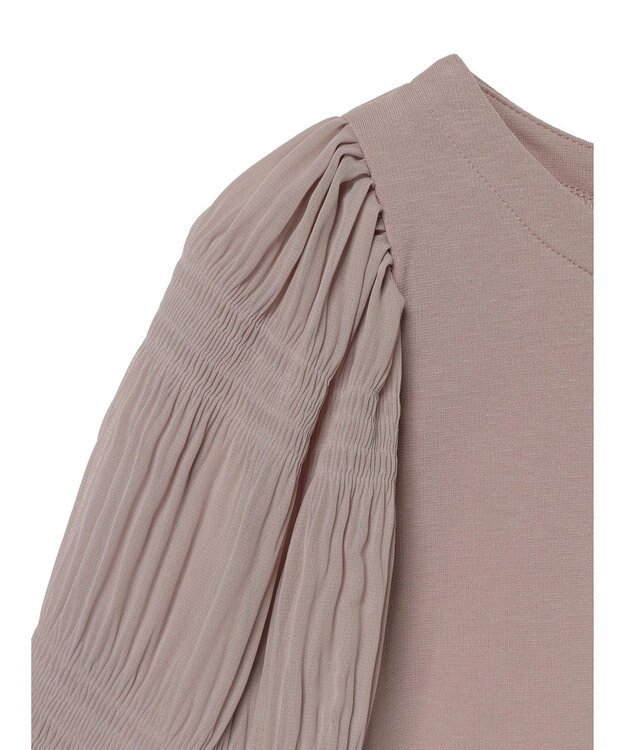 earth music&ecology マジョリカプリーツプルオーバー Pink Beige