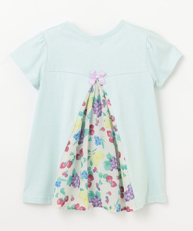 ANY KIDS 接触冷感 しろくま バックシャン Tシャツ ミント×フルーツ