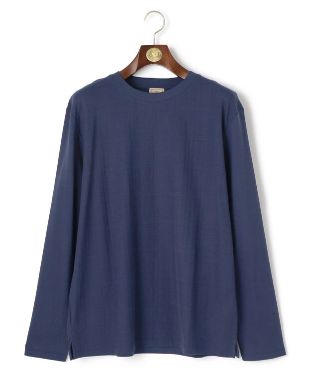 J.PRESS MEN 【ビジネス対応】リンクスシャドーチェック ロングスリーブTシャツ