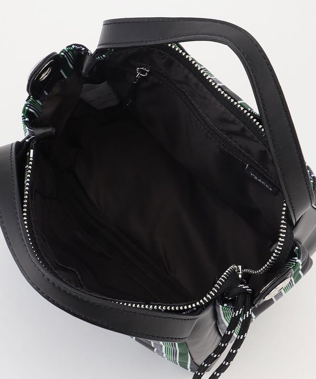 Y'SACCS マルチストライプ すっきりトート Sサイズ グリーン