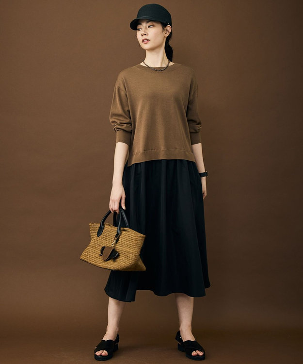 自由区 サングラスケース チャーム ブラウン