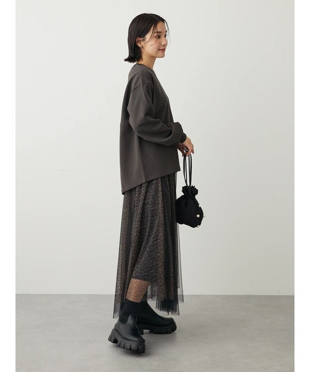 Green Parks ・ＳＵＧＡＲ　ＳＰＯＯＮ　バックスリットウラケスウェット Charcoal Gray