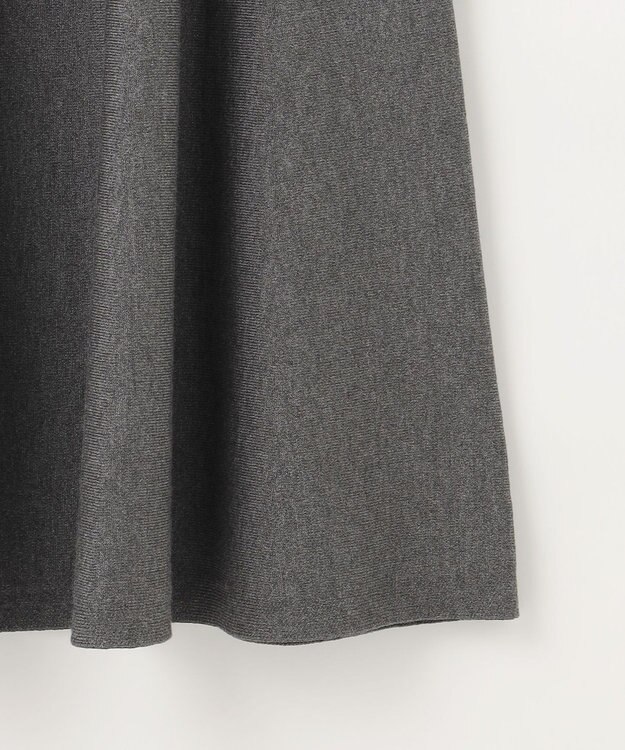 組曲 【WEB限定】ELENA襟付き セットアップワンピ チャコールグレー系