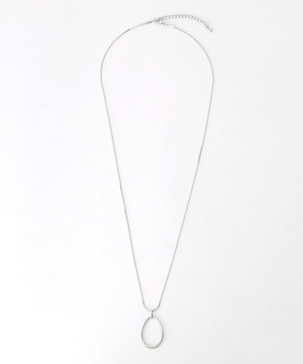 ANY フープネックレス シルバー