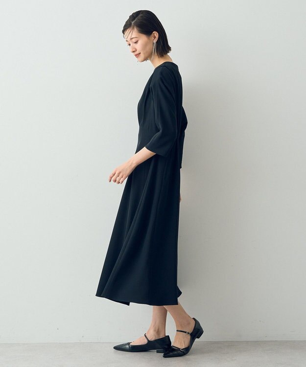 YECCA VECCA タックデザインドレス Ivory