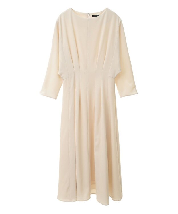 YECCA VECCA タックデザインドレス Ivory