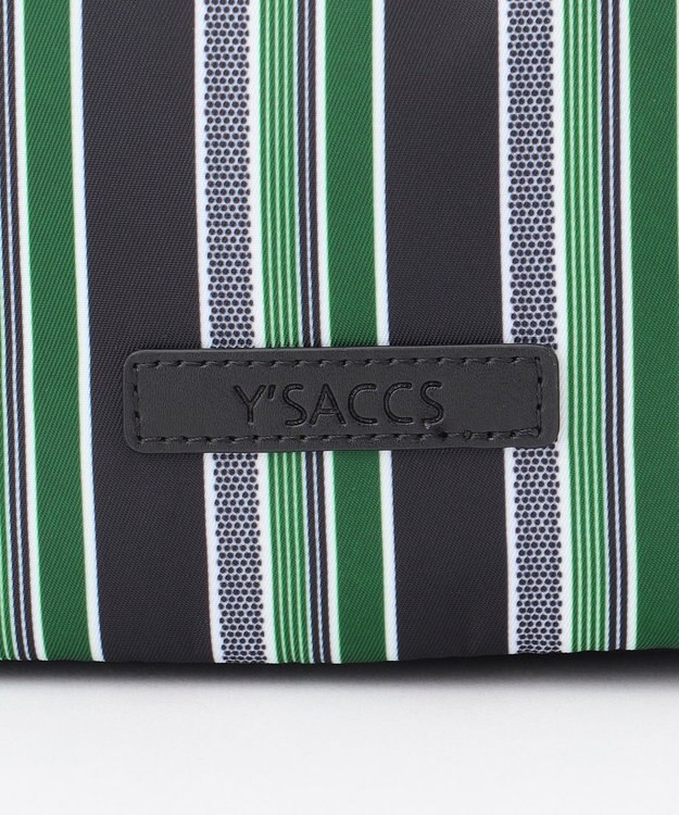 Y'SACCS マルチストライプ すっきりトート Sサイズ グリーン