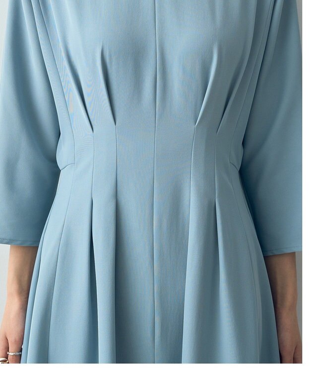 YECCA VECCA タックデザインドレス Ivory