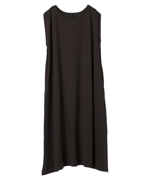 Green Parks ・ＳＵＧＡＲ　ＳＰＯＯＮ【ＣＯＯＬ】タックノースリワンピ Charcoal Gray