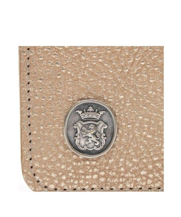 A.D.M.J. 【牛革】メタリックレザー/スリムウォレット ゴールド