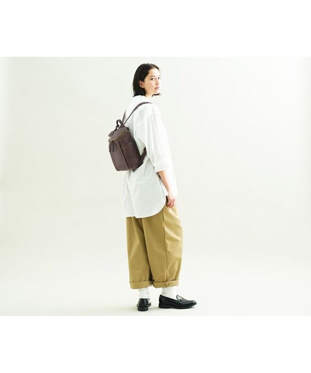 genten ゴートベーシック コンパクトリュック グレー