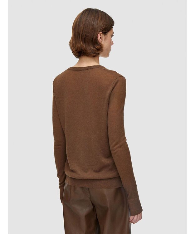 JOSEPH 【洗える】キャッシュエアー　Vネックニット Arabica