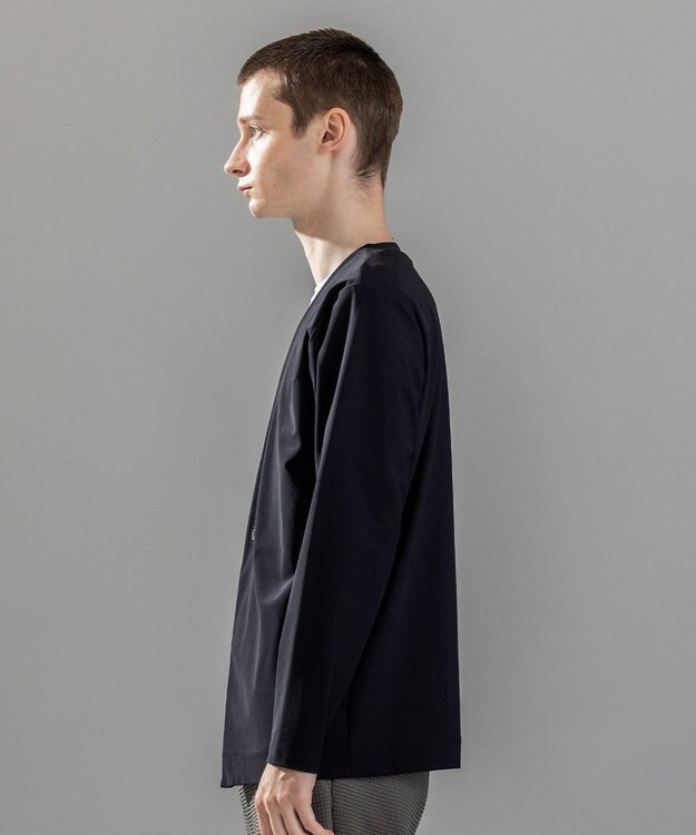 JOSEPH HOMME ＜新型追加＞新素材【抜群の通気性/360度ストレッチ】エアトールストレッチ カーディガン ブラック系