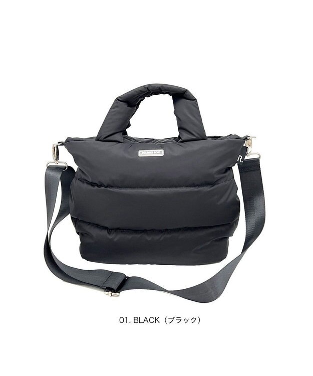 ROOTOTE 3680【弾む軽さフェザールー】FE.デリ.モデレート-A 01：ブラック