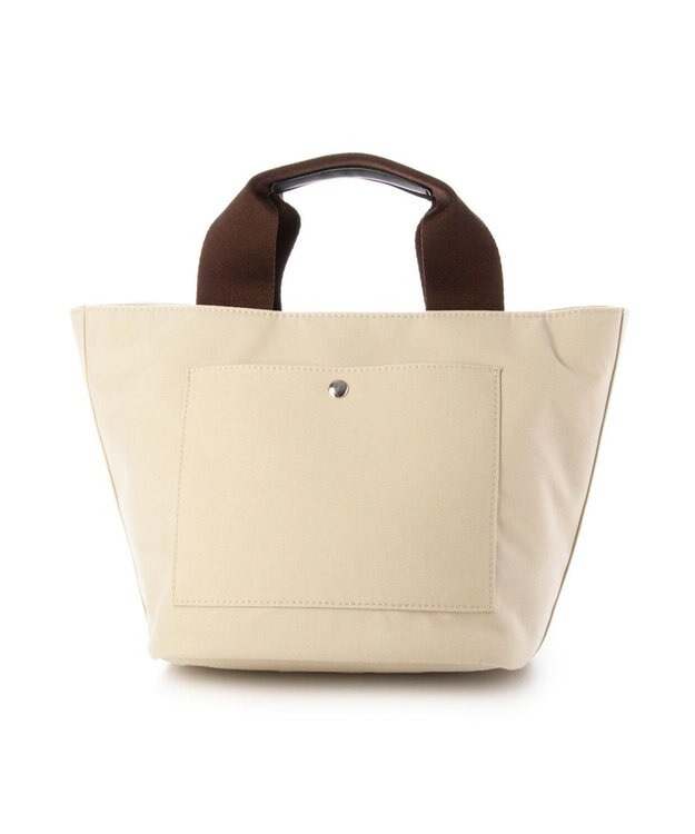 UNBILLION カシュカシュ cachecache / テープハンドルナイロントートバッグ ベージュ