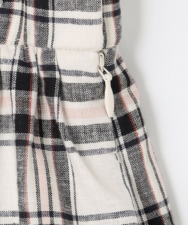 J.PRESS LADIES 【洗える】BEZ Cリネンマドラス スカート ピンク系3