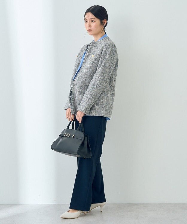 YECCA VECCA 【story.】ベルトハンドバッグ Black