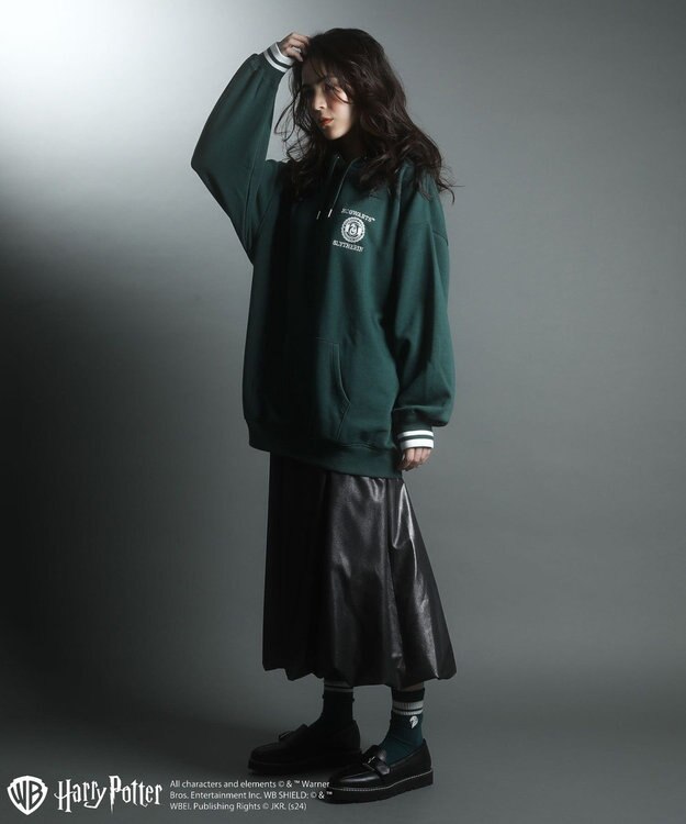 Green Parks ハリー・ポッター／ワンポイント刺繍ソックス Green