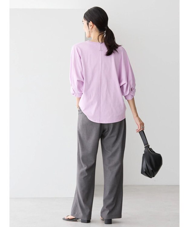 AMERICAN HOLIC 接触冷感ドルマンカットプルオーバー Pink