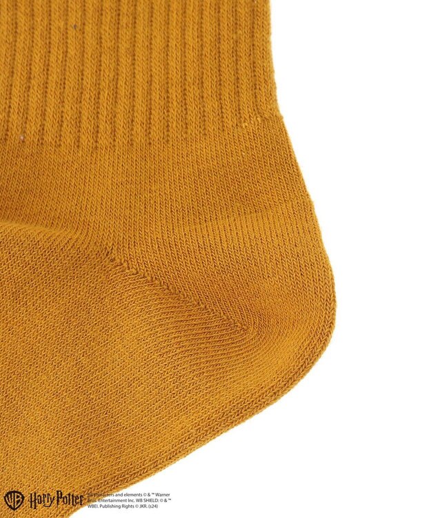 Green Parks ハリー・ポッター／ワンポイント刺繍ソックス Yellow