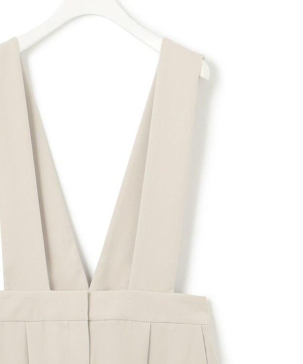 ICB 【洗える】ライトダブルクロス ジャンパースカート トープ系