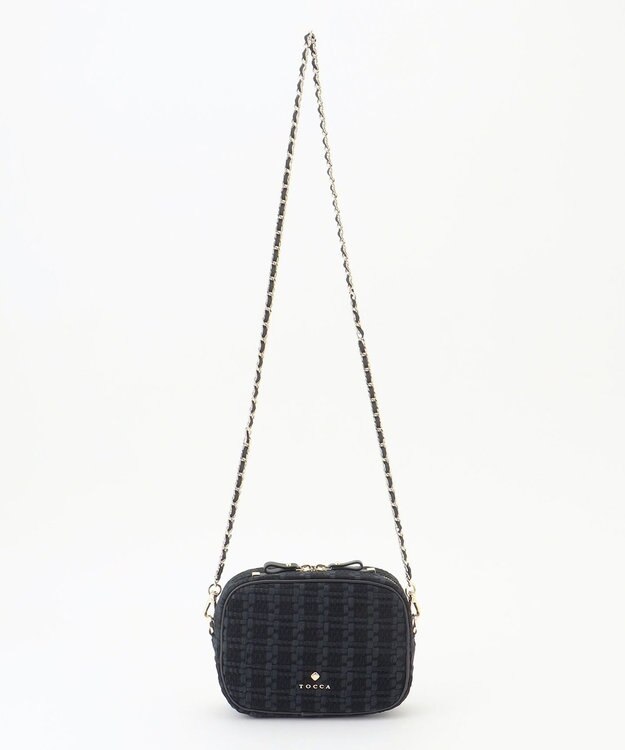 TOCCA TWEED CAMERA BAG カメラバッグ ブラック系