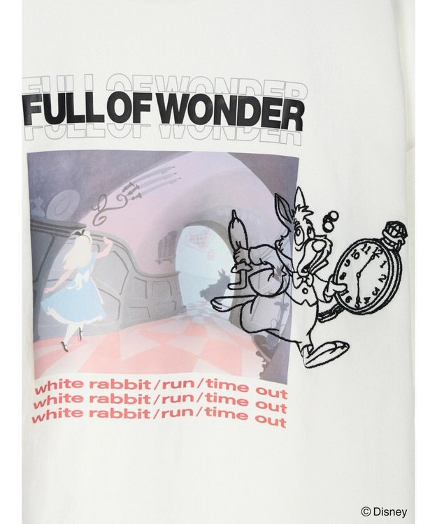 Green Parks アリス／グラフィックＴＥＥ Off White